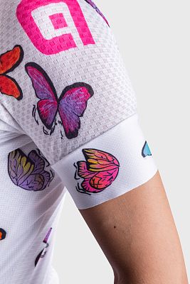 Превью  Велоджерси с коротким рукавом ALE Butterfly Lady White